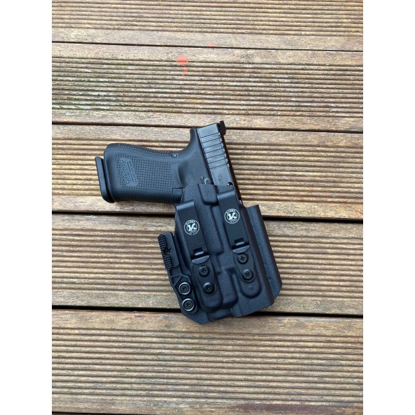 Coldre AIWB Glock G19/19x/23/25/45 TLR7/TLR7A Overhook Strut Preto.