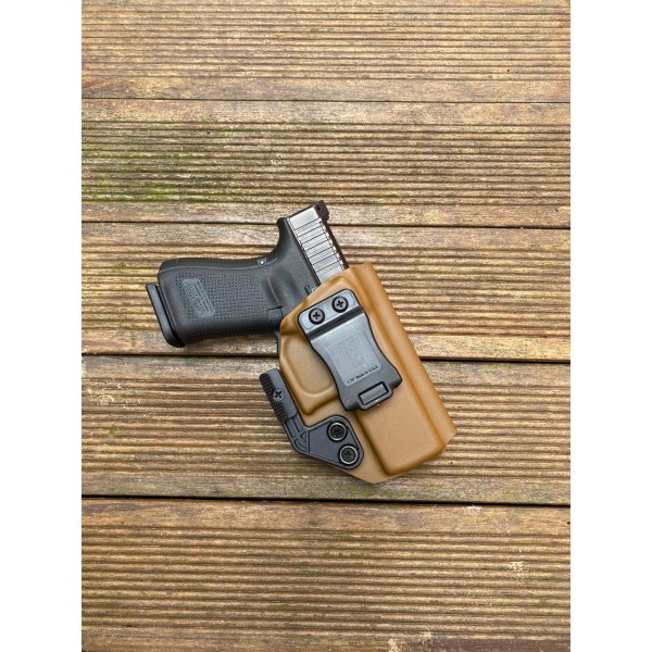 Coldre AIWB G19X  Coyote Brown com garra