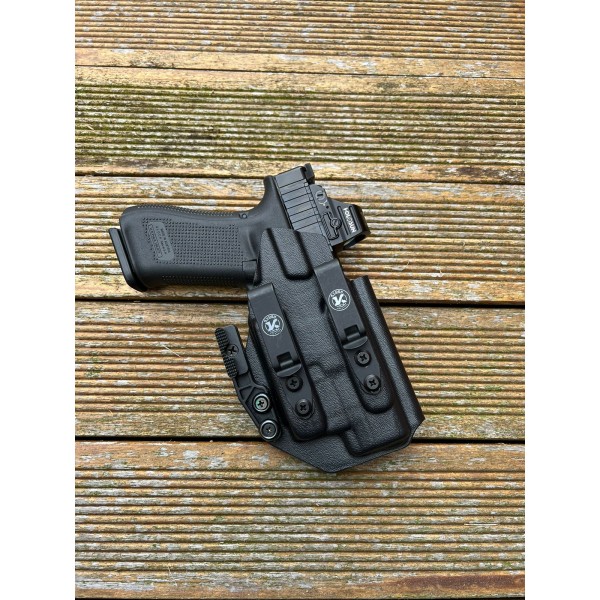 Coldre AIWB G17/22 P/ Oligth Pl Mini 2 Valkyrie 600 Lumens Overhook Preto